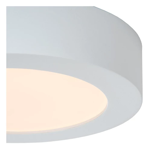 Lucide BRICE-LED - Lámpara de techo Baño - Ø 18 cm - LED Regul. - 1x12W 3000K - IP44 - Blanco - detalle 2